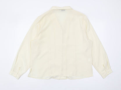 Amalia Montijano Women's Ivory Blouse Size 22