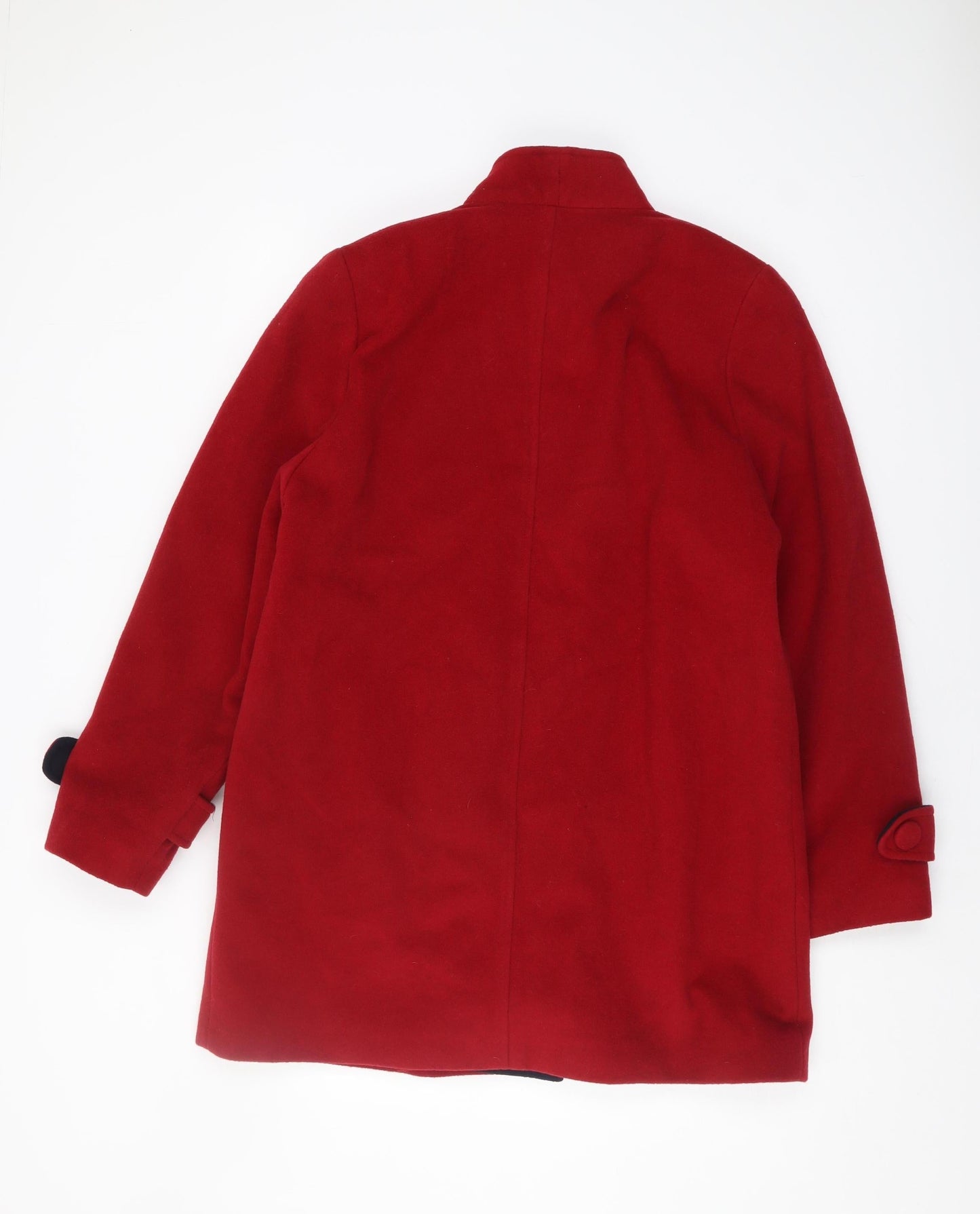 EWM Women's Red Pea Coat Size 12 - Classic Style