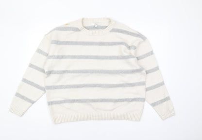 Womens UK Size L Marks and Spencer Ivory Pullover Jumper