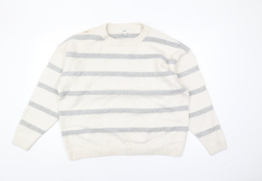 Womens UK Size L Marks and Spencer Ivory Pullover Jumper