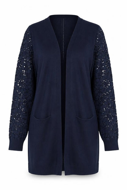 Womens UK Size M Grace & Mila Blue Cardigan Jumper