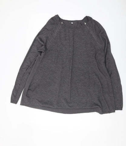 Womens UK Size 12 Marks and Spencer Grey  Jumper