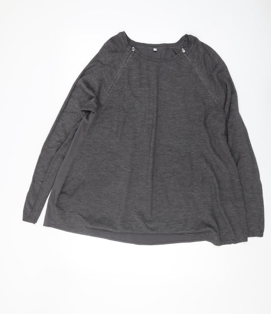 Womens UK Size 12 Marks and Spencer Grey  Jumper