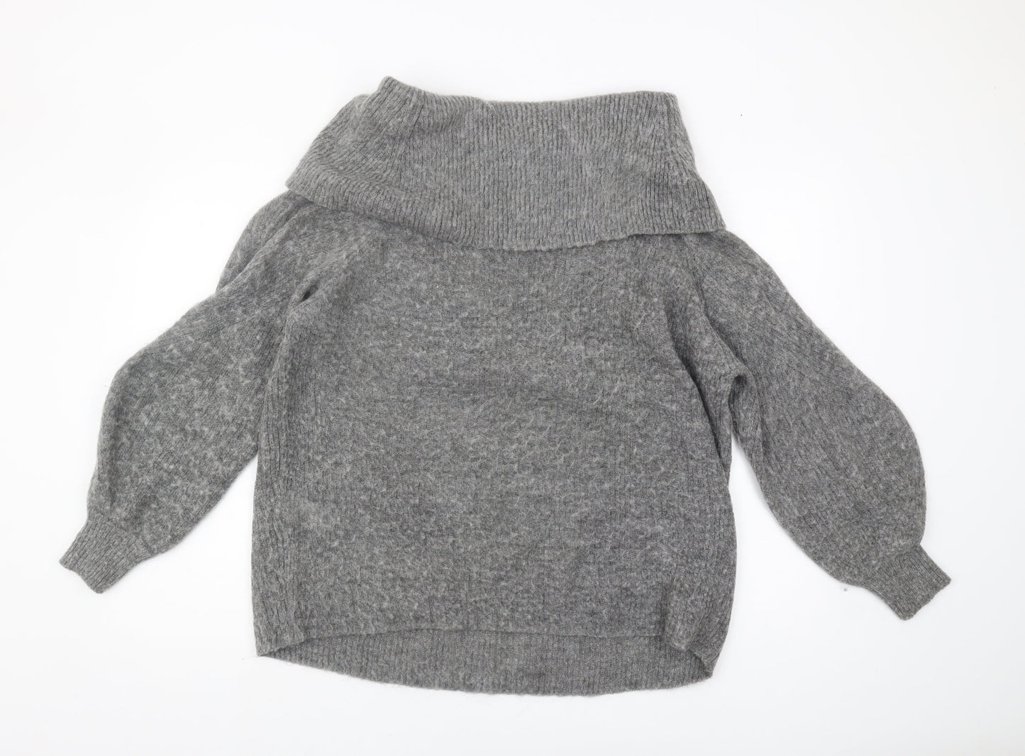 Womens UK Size 12 Warehouse Grey Pullover Jumper