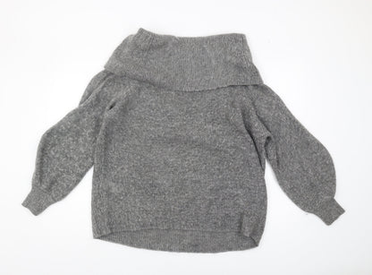 Womens UK Size 12 Warehouse Grey Pullover Jumper