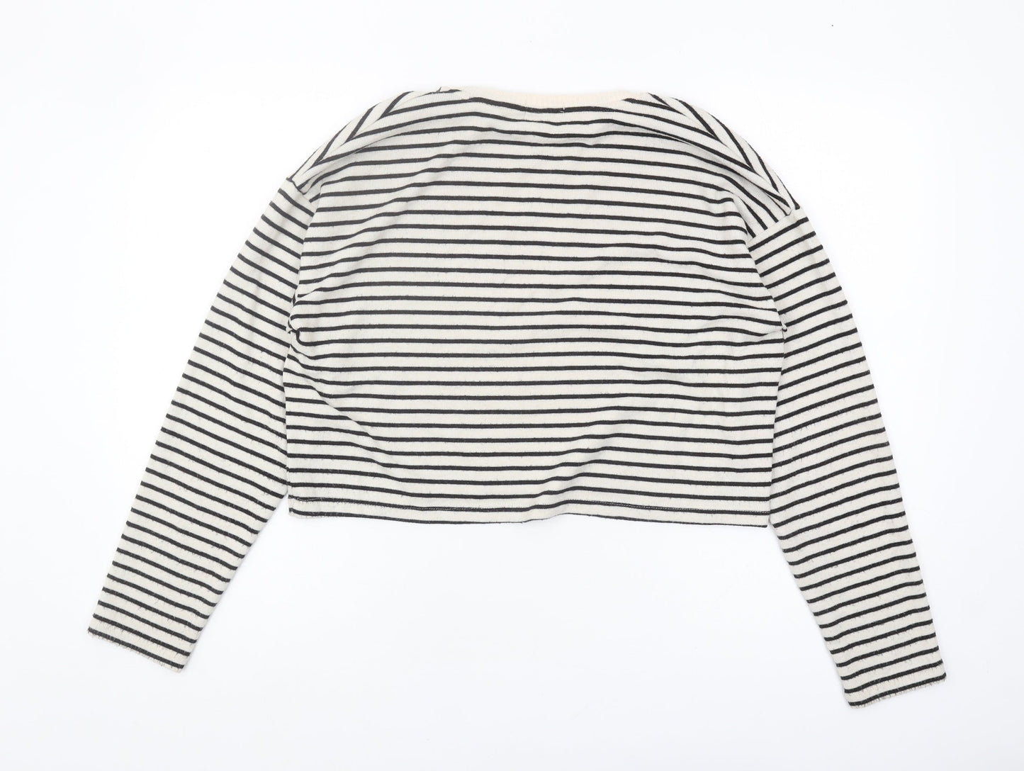 Womens UK Size S Stradivarius White Pullover Jumper