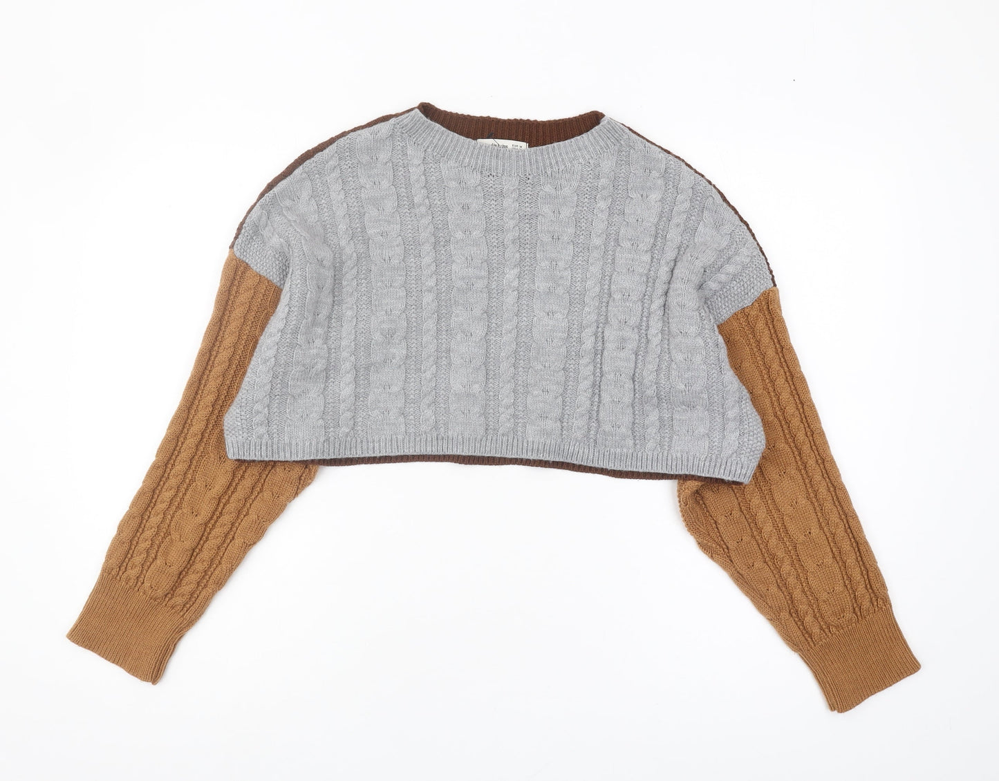 Womens UK Size M Stradivarius Multicoloured Jumper Jumper