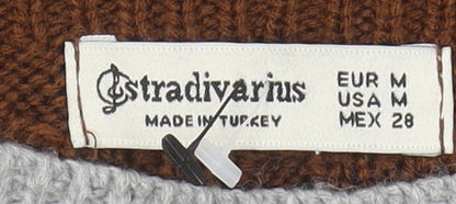 Womens UK Size M Stradivarius Multicoloured Jumper Jumper