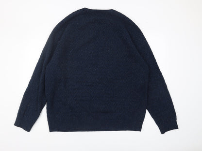 Next Men's Blue XL Pullover Jumper