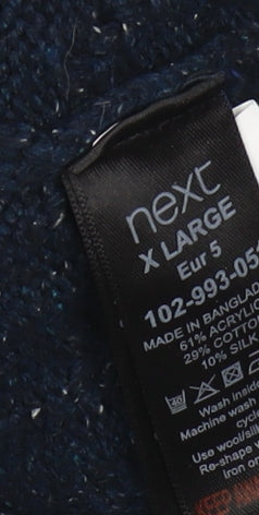 Next Men's Blue XL Pullover Jumper