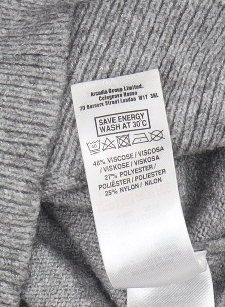 Womens UK Size 8 Dorothy Perkins Grey  Jumper