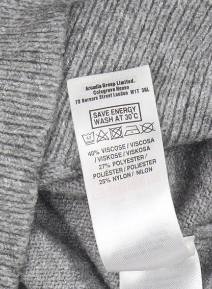 Womens UK Size 8 Dorothy Perkins Grey  Jumper