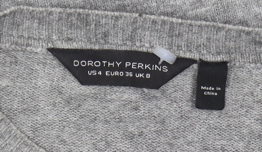Womens UK Size 8 Dorothy Perkins Grey  Jumper