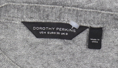 Womens UK Size 8 Dorothy Perkins Grey  Jumper