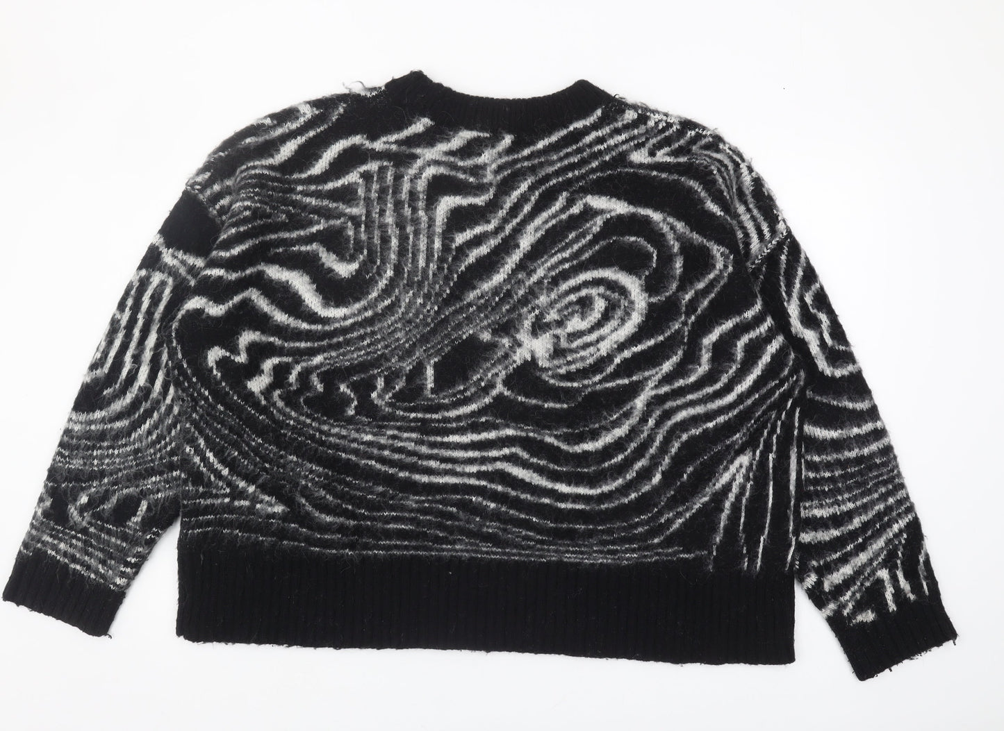 Womens UK Size L Topshop Black Pullover Jumper