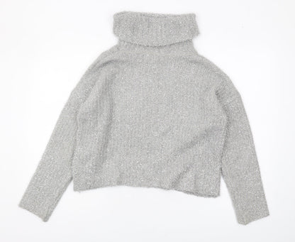 Womens UK Size 8 Lipsy Silver  Jumper
