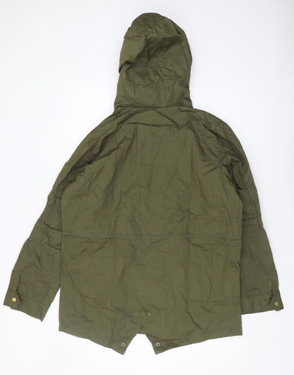 Nicholas Reid Women's XL Green Parka Coat with Hood