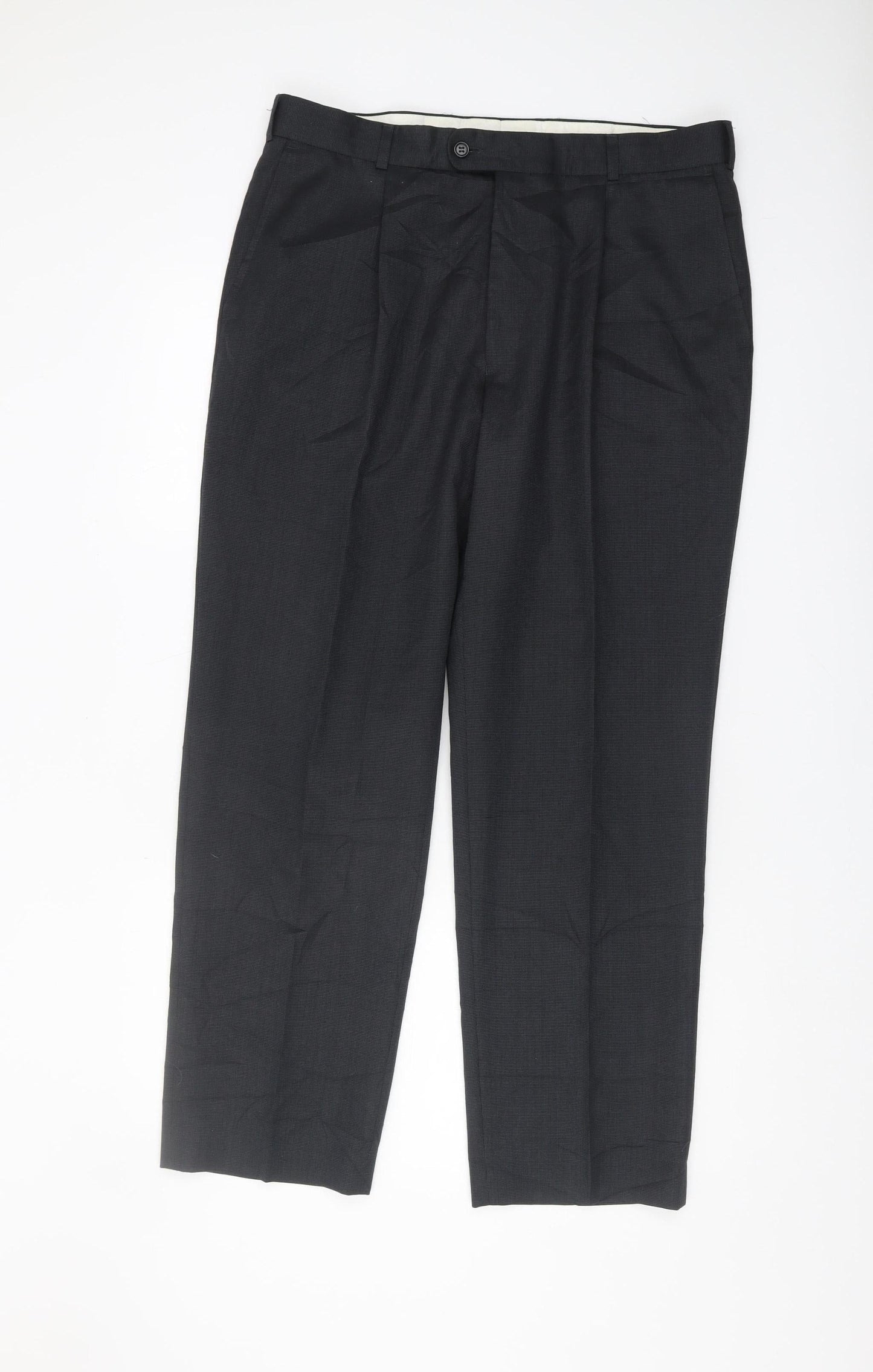 Burton Menswear Black Dress Pants for Men, 36in