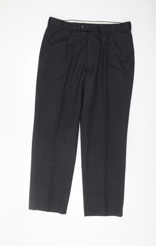 Burton Menswear Black Dress Pants for Men, 36in