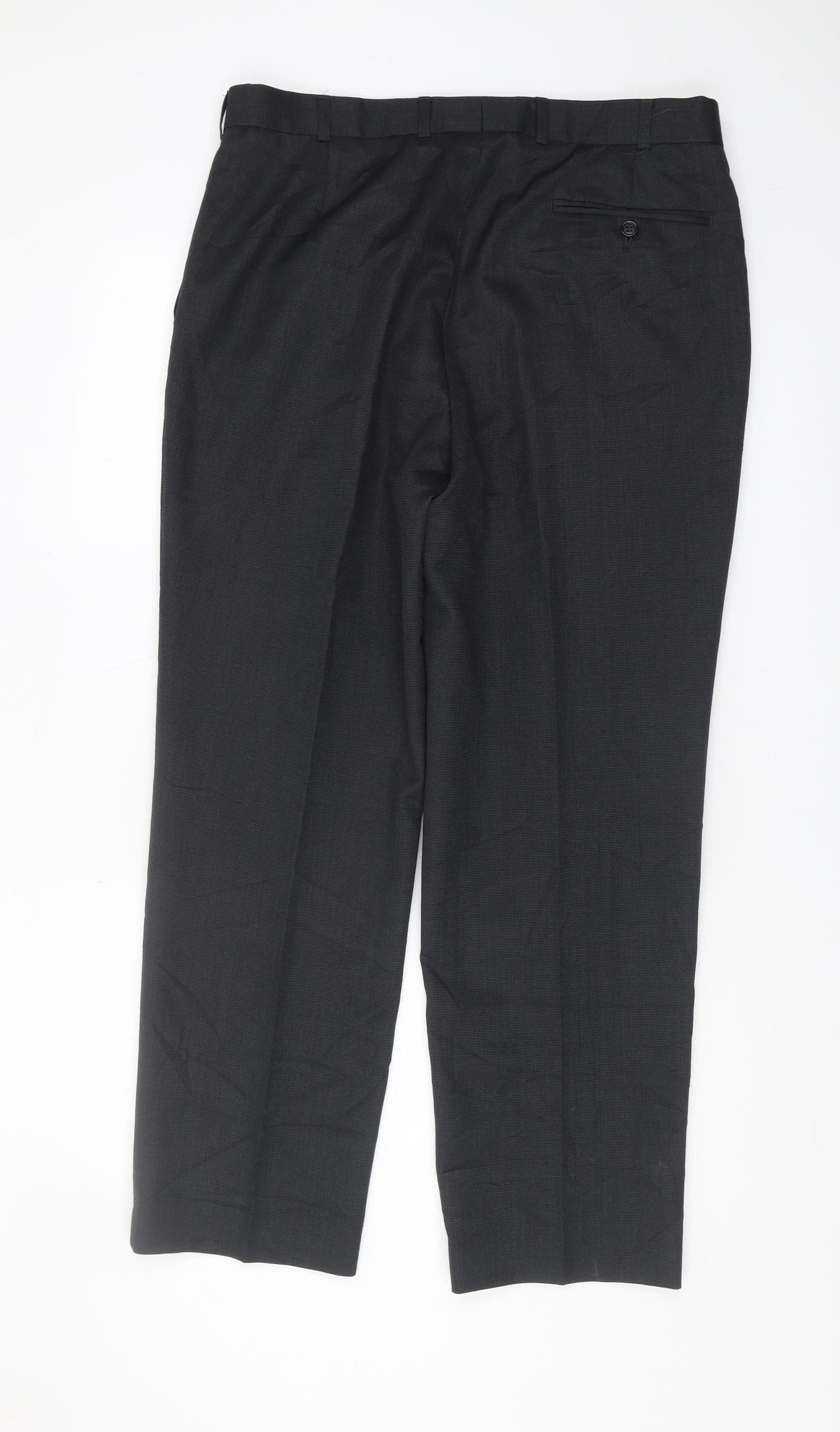 Burton Menswear Black Dress Pants for Men, 36in