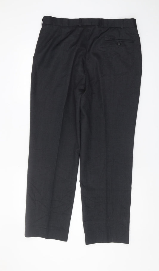 Burton Menswear Black Dress Pants for Men, 36in