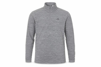 Mens UK Size S DECATHLON Grey 1/4 Zip Sweatshirt