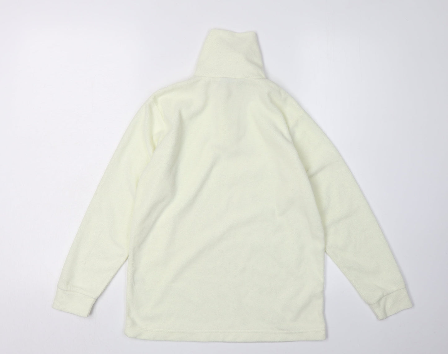 Brekka Ivory 1/4 Zip Fleece Sweatshirt XL