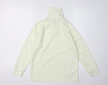 Brekka Ivory 1/4 Zip Fleece Sweatshirt XL