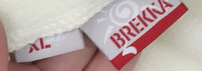 Brekka Ivory 1/4 Zip Fleece Sweatshirt XL
