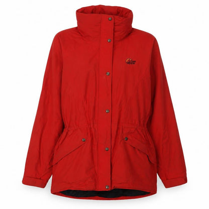 Womens UK Size L Lowe Alpine Red Parka Coat