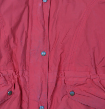 Womens UK Size L Lowe Alpine Red Parka Coat