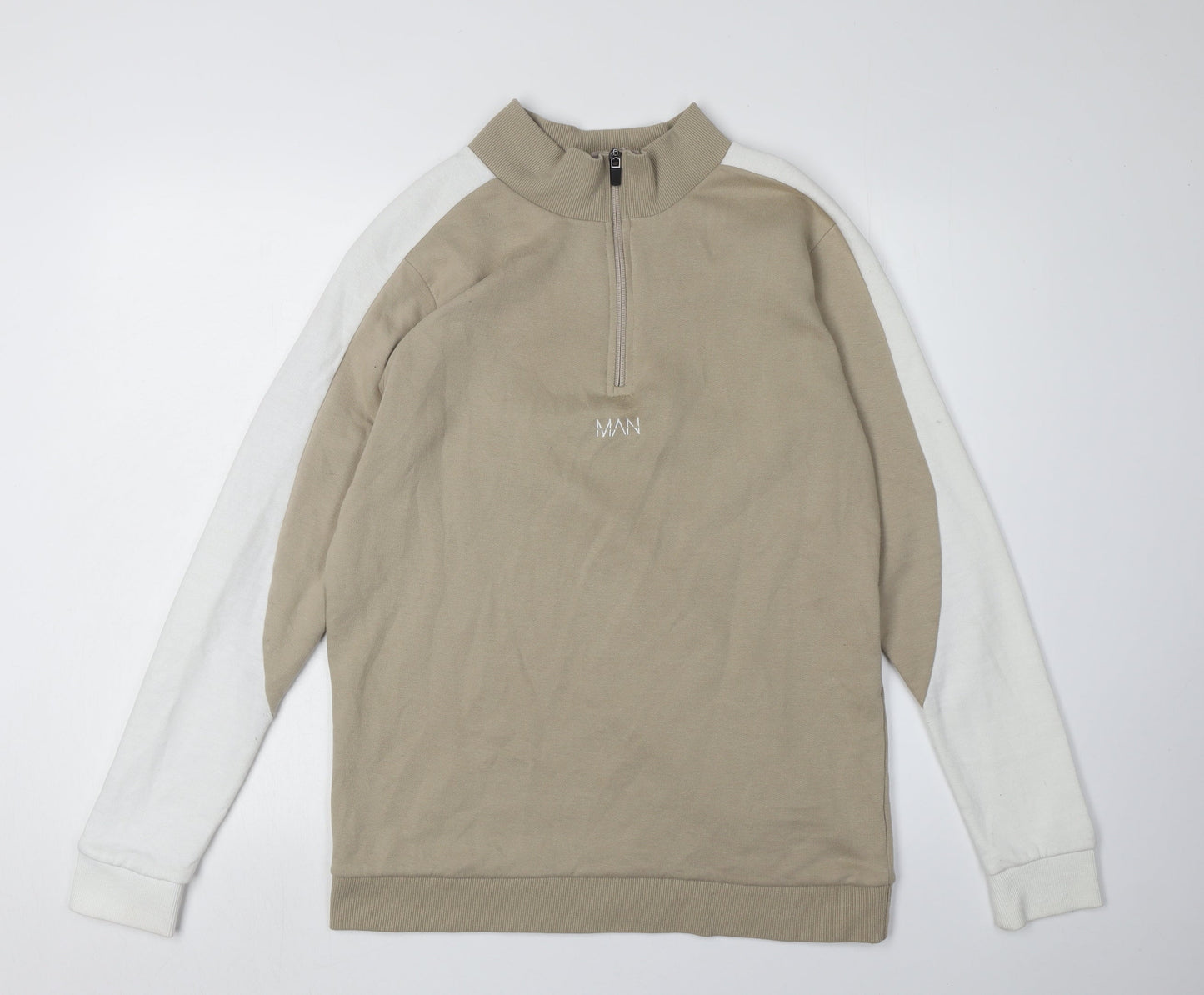 Mens UK Size L BoohooMAN Beige  Sweatshirt
