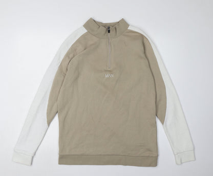 Mens UK Size L BoohooMAN Beige  Sweatshirt