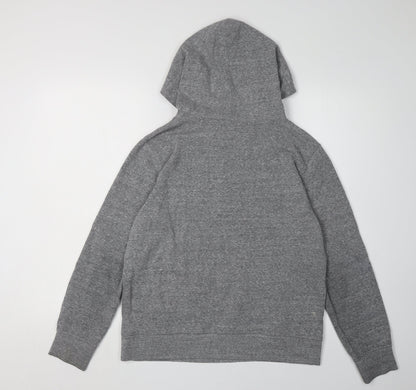 Gap Women's Grey Pullover Hoodie S - Logo, Casual, Comfy