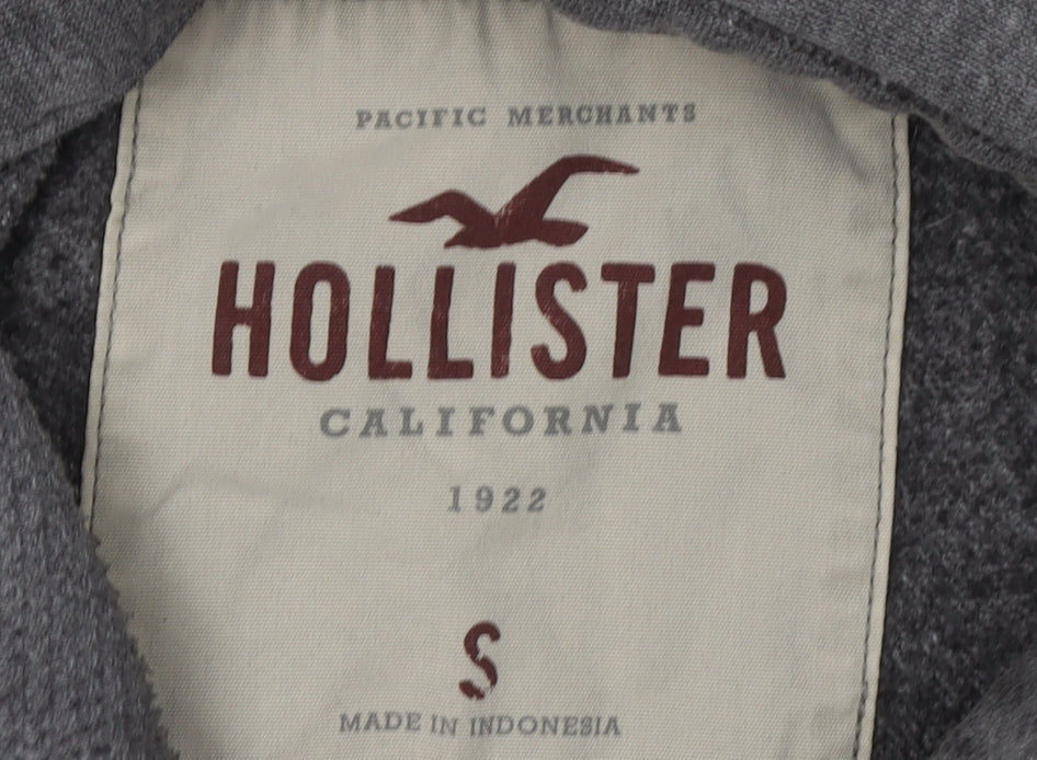 Hollister Women's Grey Pullover Hoodie Size S