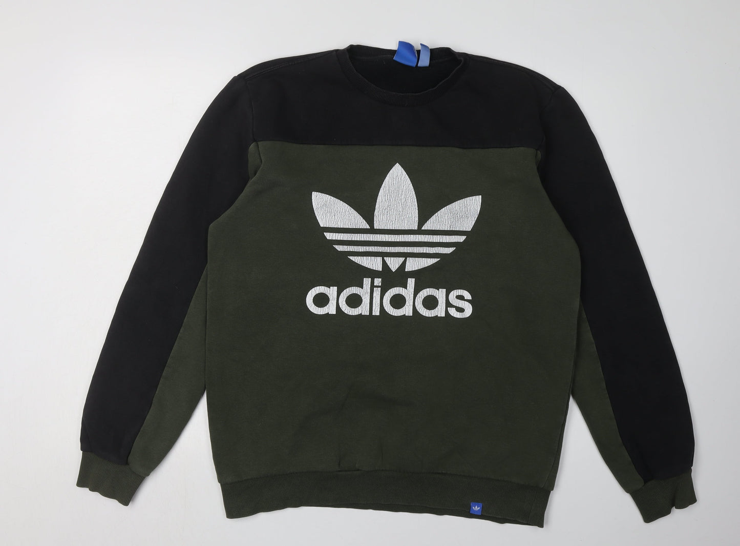 Adidas Men's Green M Graphic Print Sweatshirt