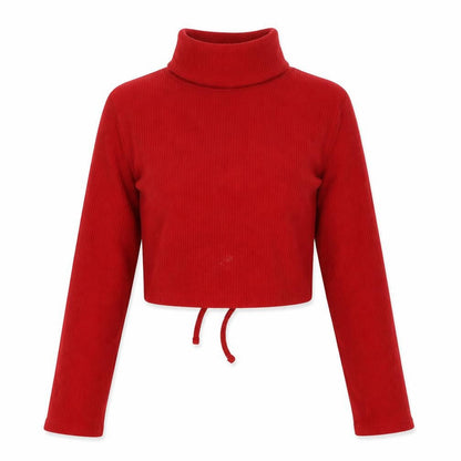 Womens UK Size L Bershka Red Pullover Jumper