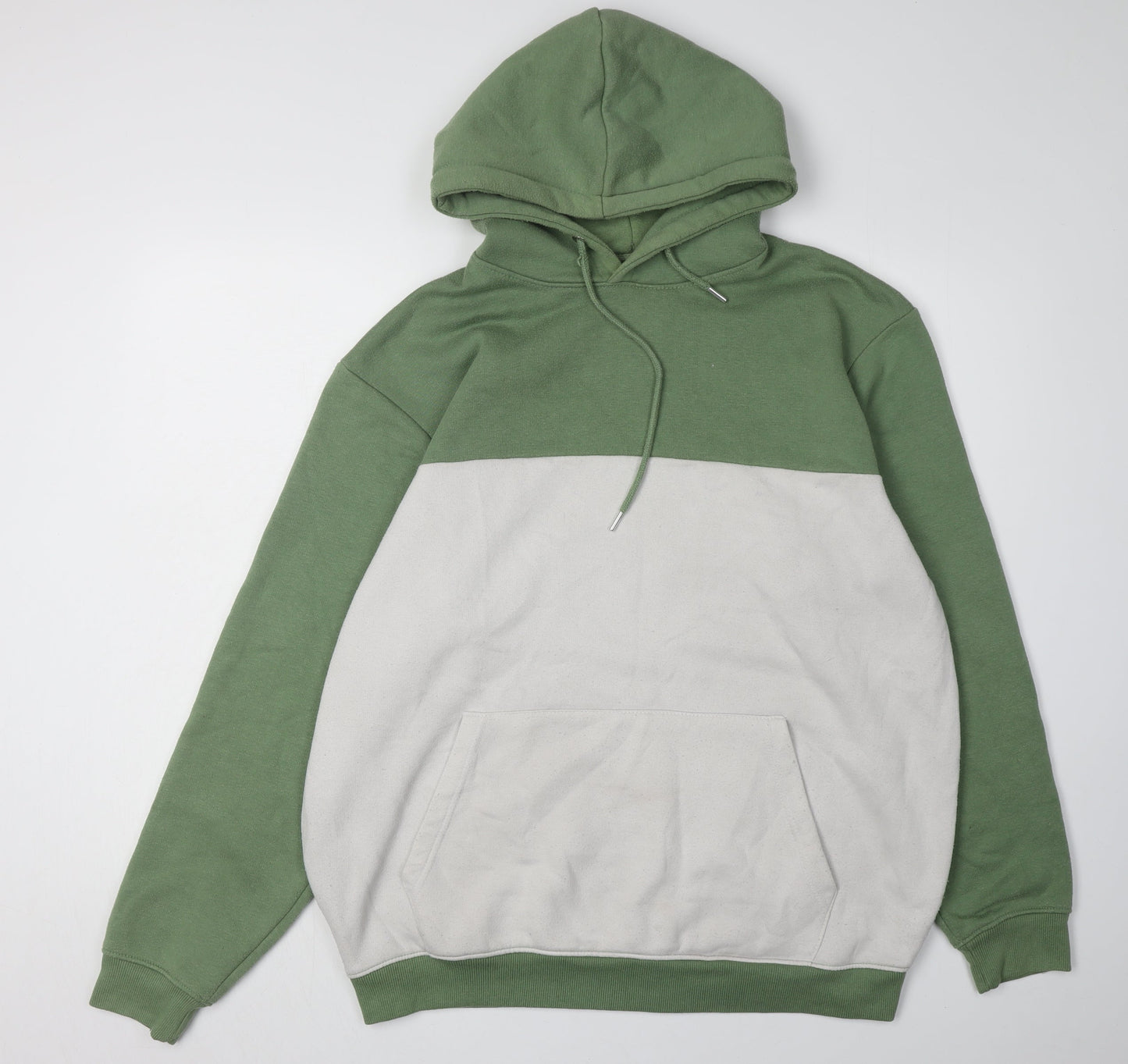 Mens UK Size L boohooMAN Multicoloured Pullover Hoodie