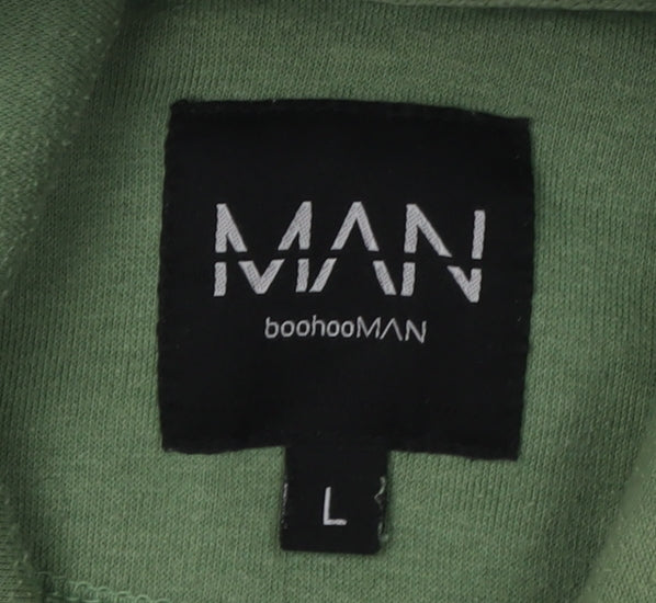Mens UK Size L boohooMAN Multicoloured Pullover Hoodie