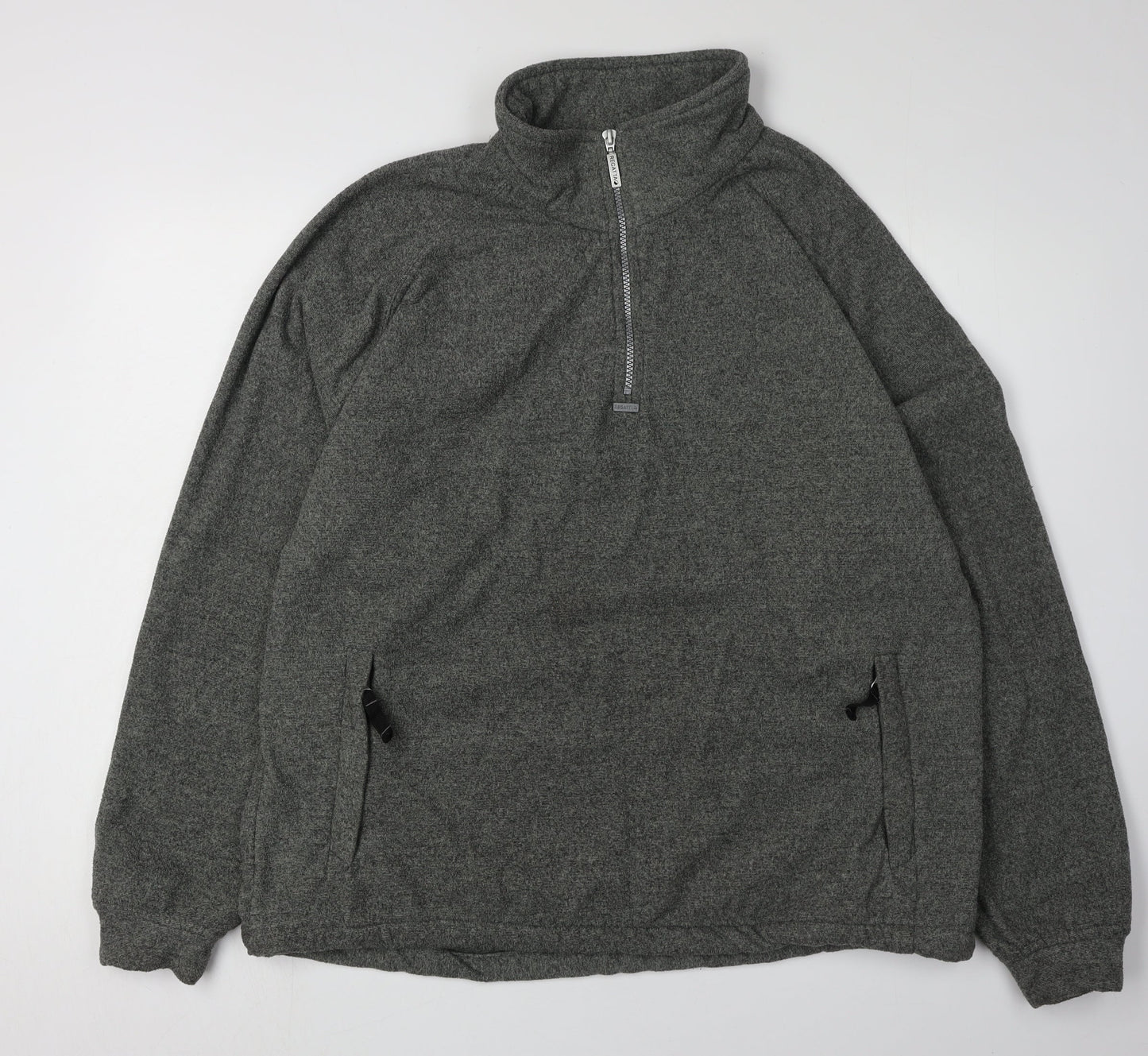 Mens UK Size XL Regatta Grey 1/2 Zip Sweatshirt