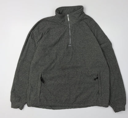 Mens UK Size XL Regatta Grey 1/2 Zip Sweatshirt