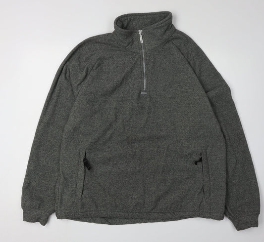Mens UK Size XL Regatta Grey 1/2 Zip Sweatshirt