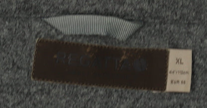 Mens UK Size XL Regatta Grey 1/2 Zip Sweatshirt