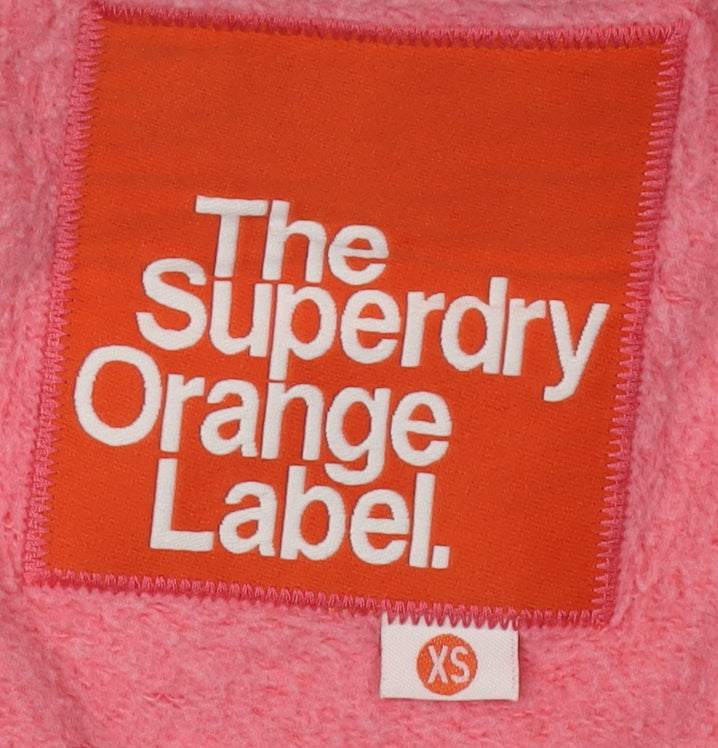 Superdry Women's Pink XS Full Zip Hoodie