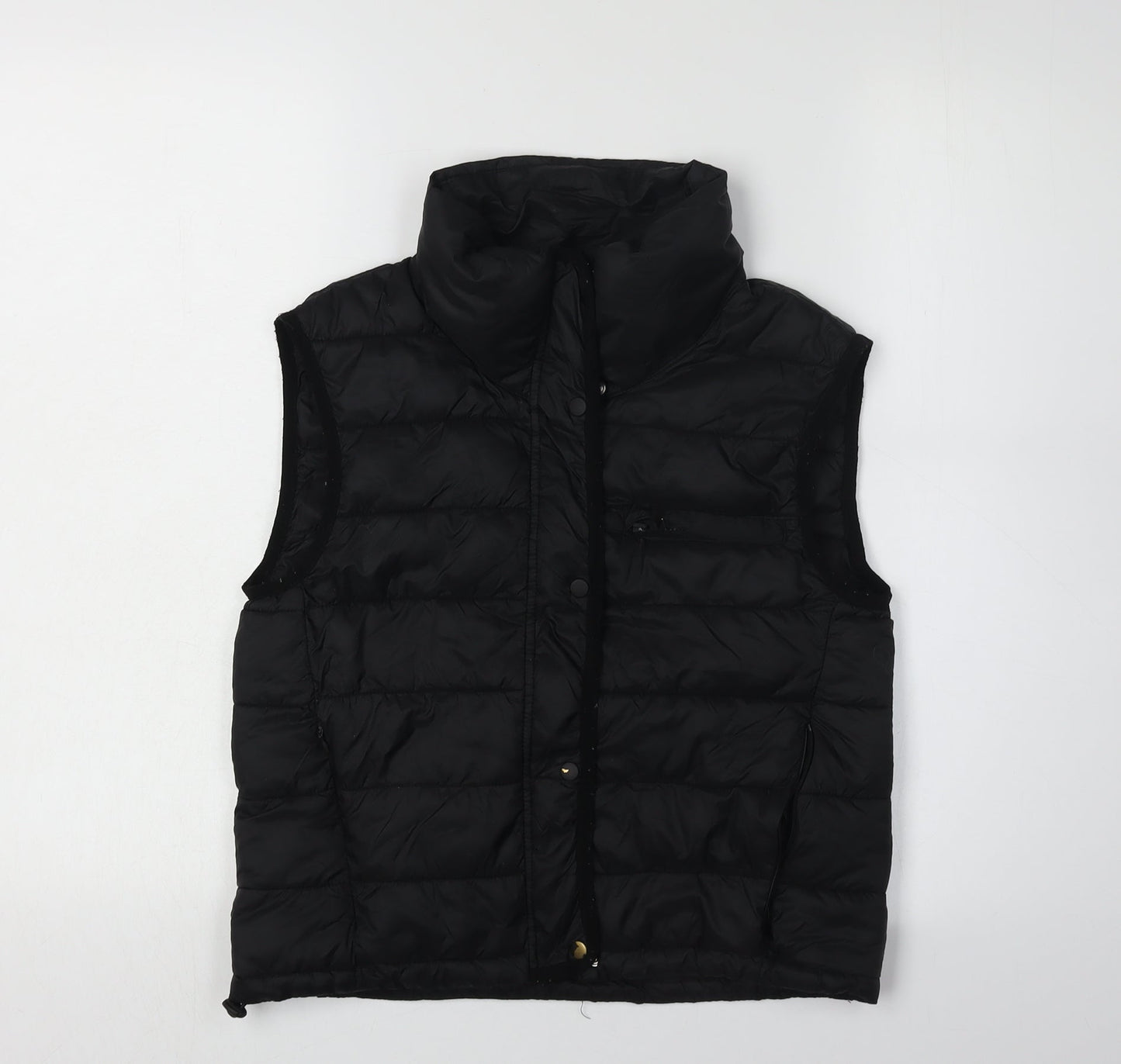 Womens UK Size S Zara Black Puffer Jacket