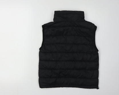 Womens UK Size S Zara Black Puffer Jacket