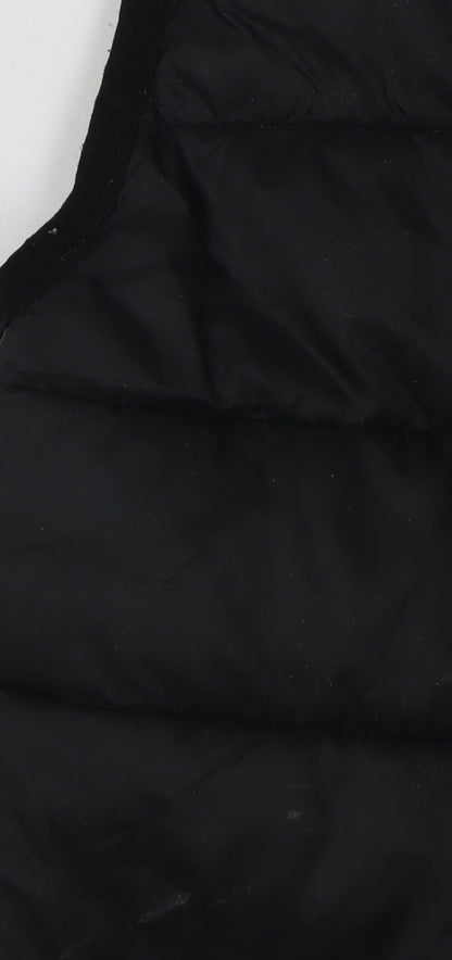 Womens UK Size S Zara Black Puffer Jacket