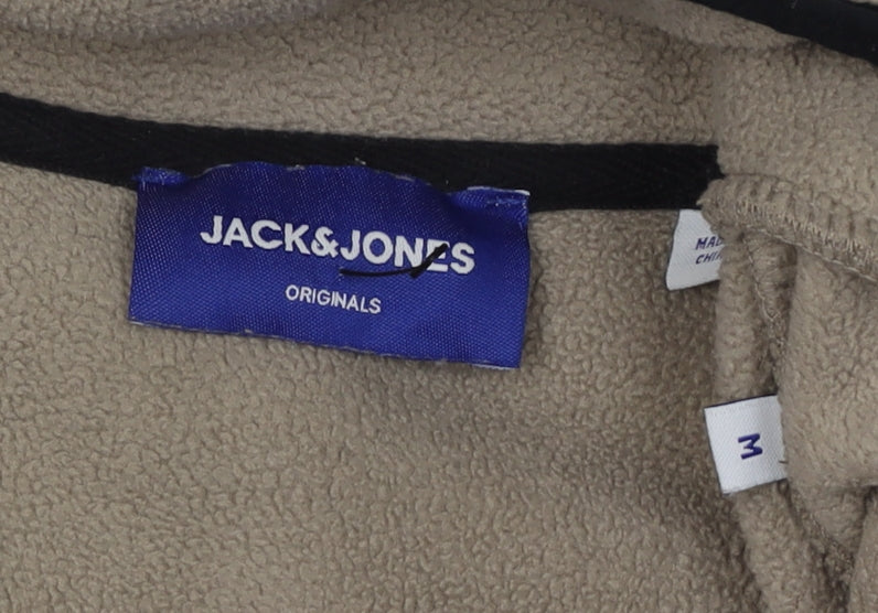 Mens UK Size M JACK & JONES Beige  Sweatshirt
