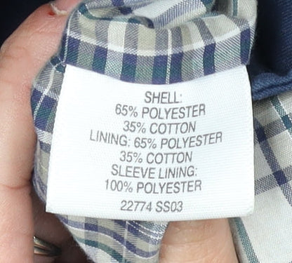 Mens UK Size M Weatherguard Blue Basic Jacket