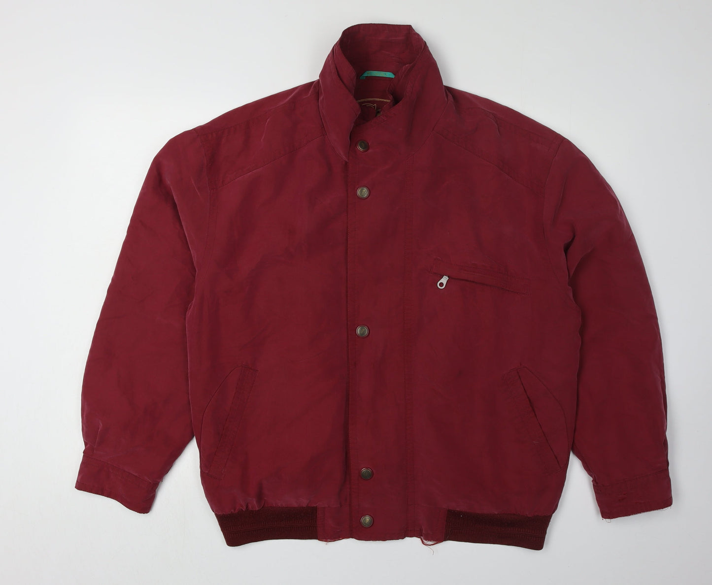 Mens UK Size L C&A Red Bomber Jacket